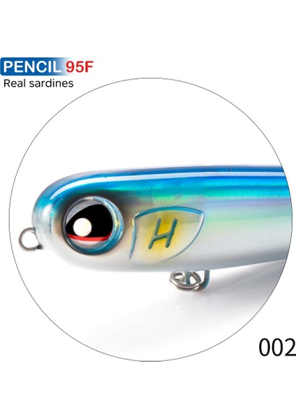 No.2 Tarzı 95MM 18G Hunthouse Yüzen Kalem Cazibesi Balıkçılık Wobbler Wtd G Tuzlu Su Çubuk Bait Topwater Yüzeyi Pesca Çubuk Bas Plastik Yürüteç (Yurt Dışından)