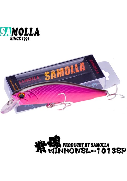Ben Stil 2021 Yeni Minnow Balıkçılık Lures Aksesuarları Için Yapay Yem 13G Yüzen Wobbler Sazan Krank Yemler Kanca Mücadele (Yurt Dışından)
