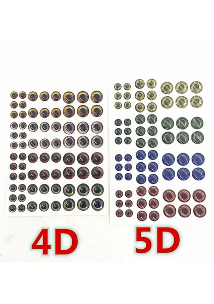 5d Stili Bir Paket = Dd Balıkçılık Cazibesi Eyefly Bağlama Malzemesi Holografik Yapay Balık Gözü Balıkçılık Aksesuarları Sticker (Yurt Dışından) fiyatları