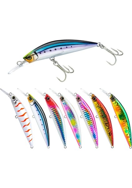 Tlg Shop D Stili M 27G Minnow Balıkçılık Lures Wobblers Crankbaits Jerkbaits Yapay Sert Yemler Kancalar Balıkçılık Için 3D Gözler Sazan Pesca Isca (Yurt Dışından)