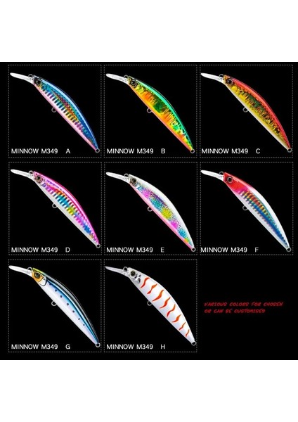 Tlg Shop D Stili M 27G Minnow Balıkçılık Lures Wobblers Crankbaits Jerkbaits Yapay Sert Yemler Kancalar Balıkçılık Için 3D Gözler Sazan Pesca Isca (Yurt Dışından)