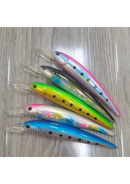 Bir Stil 150 mm G Yüzen Minnow Balıkçılık Cazibesi Sert Yem Lazer Isca Yapay Yem Plastik Pesca Wobblers Balıkçılık Cazibesi Bas Turna Için (Yurt Dışından) modelleri