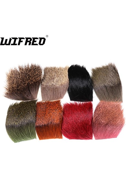 Doğal Işık Stili Wifreo 5X5CM Sinek Bağlama Geyik Saç Yamaları Caddis Kuru Sinek Bağlama Malzemesi Doğal ve Ölü Turuncu Siyah Kırmızı Yeşil (Yurt Dışından) fiyatları