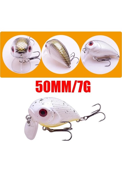 B Tarzı Wdaıren Pesca Bas Krank Sert Lures 5cm 7g Üst Su Minnow Swimbaits Yapay Yemler Fly Wobblers Sazan Deniz Olta Takımı (Yurt Dışından) modelleri