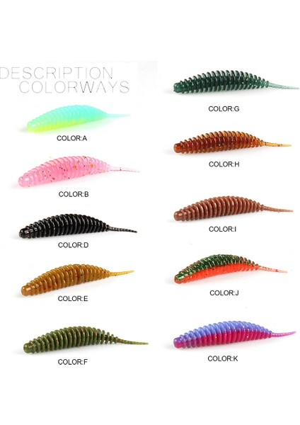 K Tarzı 5CM20PCS Bearkıng Tanta 5cm 6.5cm Balıkçılık Cazibesi Wobblers Sazan Balıkçılık Yumuşak Lures Silikon Yapay Çift Renkli Yemler (Yurt Dışından) fırsatları