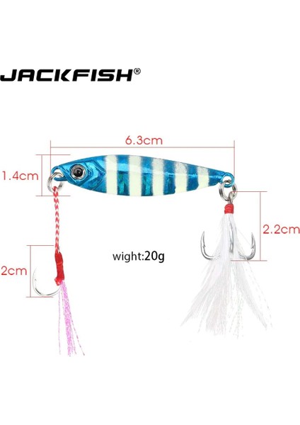 Renk-B Stili 30G Jackfısh 20GCM 3D Gözler Lazer Vücut Swimbait Aydınlık Metal Jig Cazibesi Madeni Pul Bıçağı Yapay Sert Yem Deniz Halat Balıkçılık Cazibesi (Yurt Dışından) fırsatları