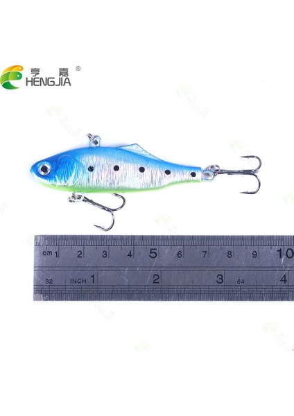 VI026-2 Stili 7cg Sert Balıkçılık Cazibesi Vıb Kanca Batan Cazibesi Jig Vibra Rattlin Hooktion Isca Yapay Olta Takımı (Yurt Dışından)