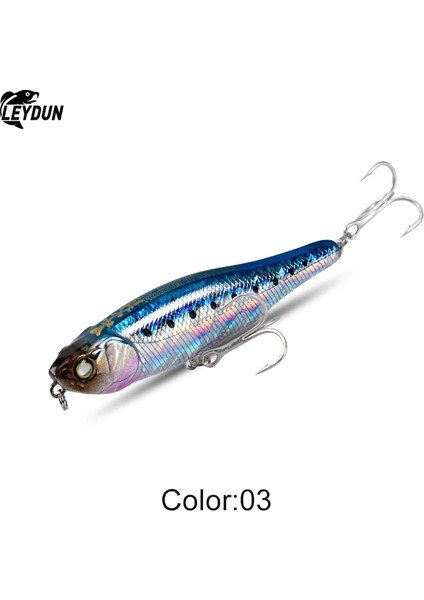Lw-03 Stili 87MM 9.13G Leydun Canlı Tel Kalem Balıkçılık Lures Yüzey Yüzen Topwater Sert Yemler Köpek Yürüyüşü Yüksek Li Tuzlu Su Bas Wobbler (Yurt Dışından)