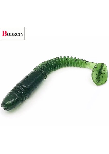 C5 5 Adet Tarzı T Kuyruk Yumuşak Olta Takımıcazibesi Sazan Bas Alabalık Alt Koku Solucanlar Grubs Balıkçılık Için Yapaysilikon Yem Jig Wobblers (Yurt Dışından)