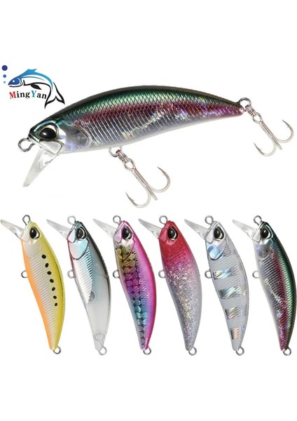 S02 Stili 1 Adet Mking Minnow Balıkçılık Cazibesi 4.3g Sert Yem Balıkçılık Wobblers Crankbait Levrek Pike Somon Alabalık Bas Cazibesi (Yurt Dışından) fiyatları