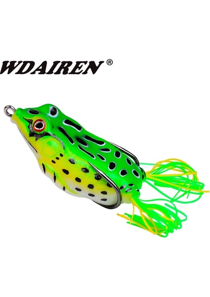 E Stili 12G 62MM D Gözler Kurbağa Lures 6g 9g 12G Topwater Yumuşak Tüp Yem Plastik Çift Kancalı Balıkçılık Cazibesi Işın Kurbağa Yapay Kauçuk Yem (Yurt Dışından)