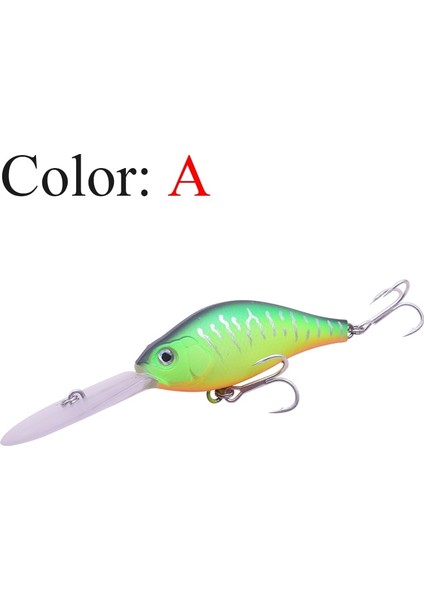 Bir Stil Sıra Yem Balıkçılık Yemleri 15G 10.5cm Derin Dalış Wobblers Yapay Crankbait Bass Turna Minnow Sazan Pesca Mücadelesi (Yurt Dışından)