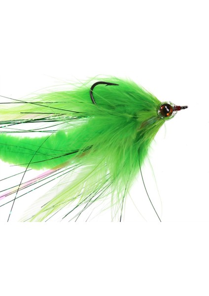 Turuncu 2 Adet Tarzı Elllv # Dragontail Flamalar Bas Muskie Pike Balıkçılık Için Uçar Tuzlu Su Büyük Oyun Baitfish Fly 6 Renkler (Yurt Dışından)