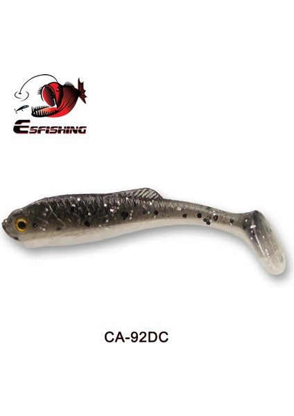 CA92DC Stili 57MM 12 Adet Esfıshıng Balıkçılık Yemleri Rocah Shad Oft Cazibesi Deniz Yemi Yumuşak Cazibesi Alabalık Çipura Yemi Pesca (Yurt Dışından)