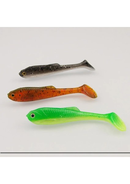 CA92DC Stili 57MM 12 Adet Esfıshıng Balıkçılık Yemleri Rocah Shad Oft Cazibesi Deniz Yemi Yumuşak Cazibesi Alabalık Çipura Yemi Pesca (Yurt Dışından)
