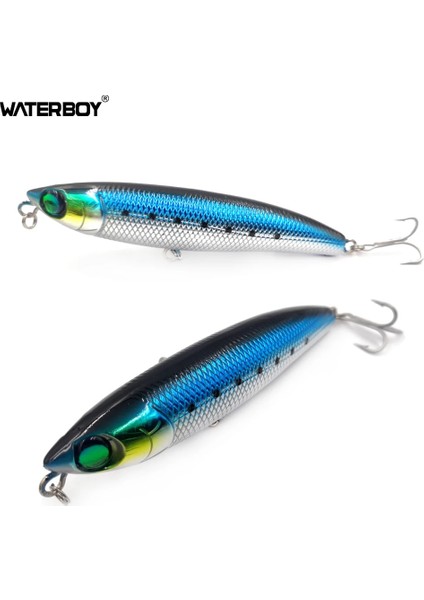 No.4 Tarzı Waterboy 11CM 20G Balıkçılık Kalem Cazibesi Yüzen Yüksek Li Sert Yüzey Yapay Topwater Elektroliz Stickbait Balık Yemi (Yurt Dışından) indirimleri