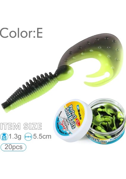 Colore Stili Kalamar Kokusu Solucanlar Yumuşak Yem Kavanozu Uzun Kuyruk Balıkçılık Yemleri G Wobblers Sazan Balıkçılığı Yumuşak Yemler Silikon Yapay Swimbait (Yurt Dışından)