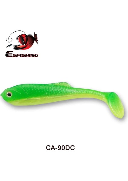 CA90DC Stili 57MM 12 Adet Esfıshıng Balıkçılık Yemleri Rocah Shad Oft Cazibesi Deniz Yemi Yumuşak Cazibesi Alabalık Çipura Yemi Pesca (Yurt Dışından)