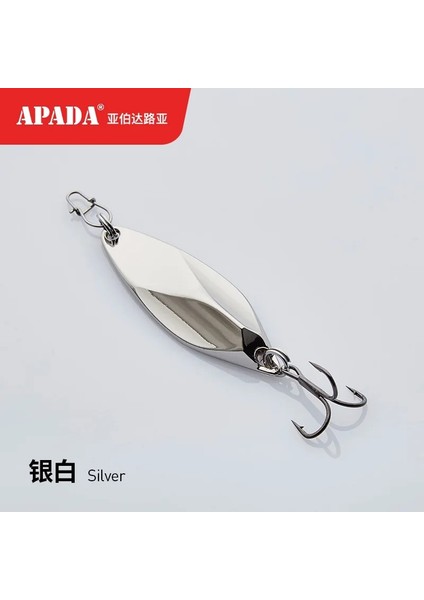 Gümüş 15G Tarzı Apada Spoooul Calibur Tiz Kanca -20G mm Tüy Metal Kaşık Çok Renkli Balıkçılık Cazibesi (Yurt Dışından)