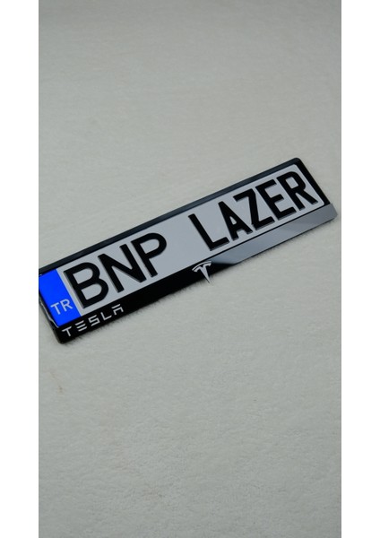 Bnp Plakalık Tesla Kişiye Özel 3D Lazer Kesim Pleksi PLAKALIK(2ADET)