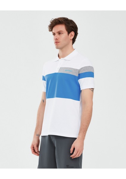 Polo Shirt M Short Sleeve Erkek Beyaz Polo Yaka Tshirt S241196-100 fiyatları