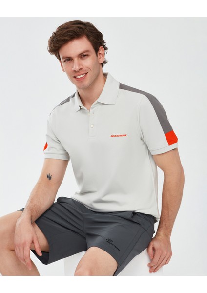 Polo Shirt M Short Sleeve Erkek Gri Tshirt S221047-035