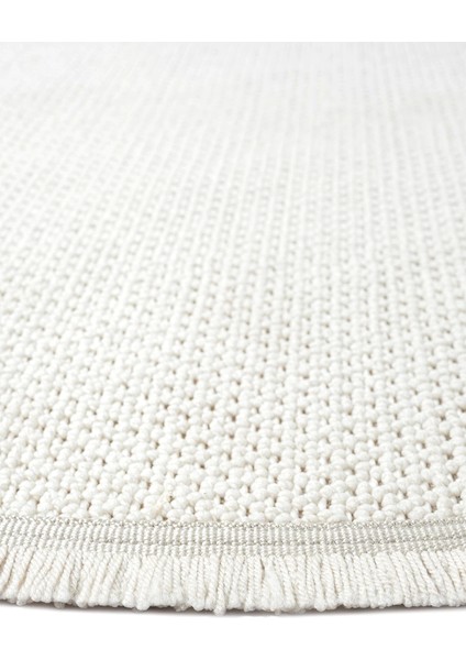 Beyaz Krem Yumuşak Dokulu Yuvarlak Halı Kilim Mutfak Koridor Yolluk Dokuma Makine Halısı 007 Daire fiyatları