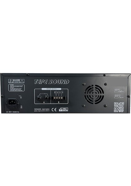 Tepe Sound OTTOMAN-400-T 400 Watt Reverb Echo Kulaklık Çıkışlı Phantomlu Trafolu Amfi