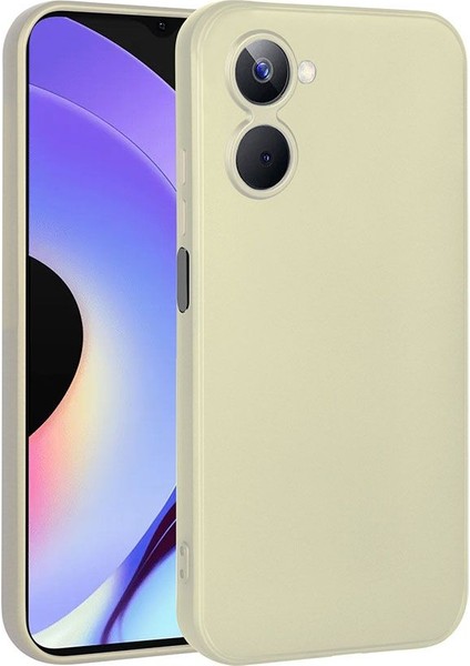 Realme 10 4g Kılıf Premier Silikon Esnek Koruma Gold