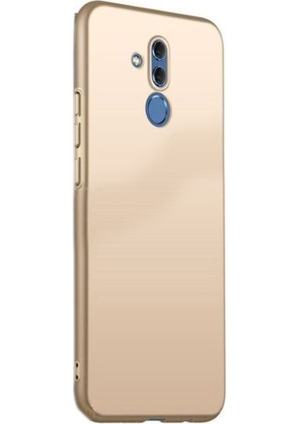 Huawei Mate 20 Lite Kılıf Premier Esnek Lüx Silikon Gold