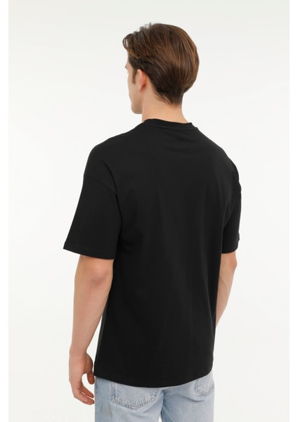 MB 11BS102 4fx Siyah Erkek Kısa Kol T-Shirt
