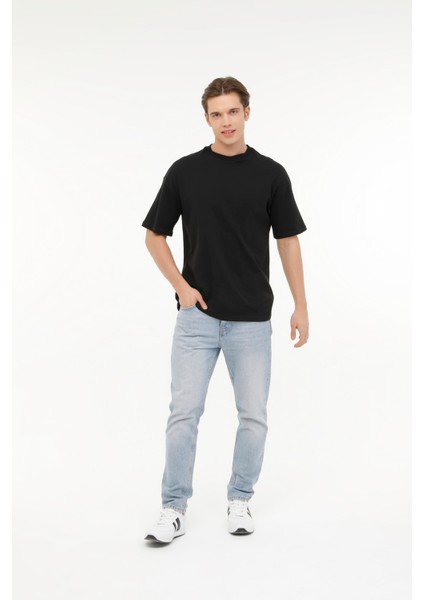 MB 11BS102 4fx Siyah Erkek Kısa Kol T-Shirt