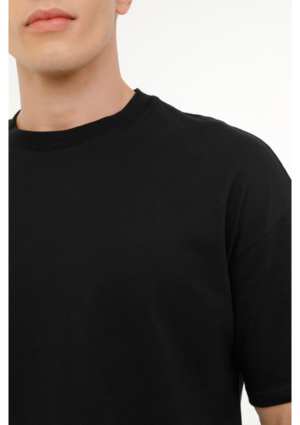 MB 11BS102 4fx Siyah Erkek Kısa Kol T-Shirt