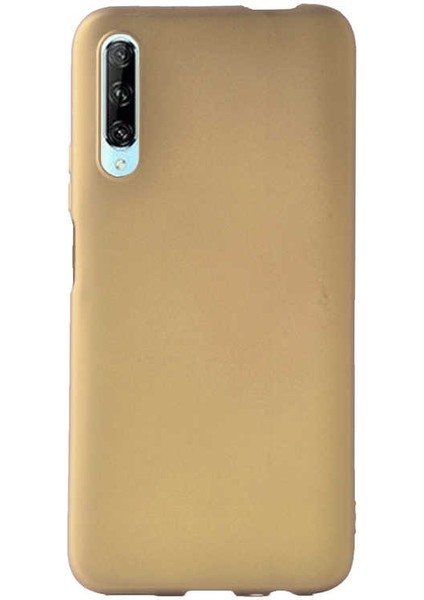 Huawei P Smart Pro 2019 Kılıf Premier Silikon Esnek Koruma Gold