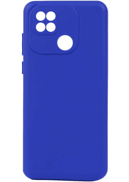 Xiaomi Poco C40 Kılıf Mat Lüx Kamera Korumalı Premier Mat Silikon Mavi
