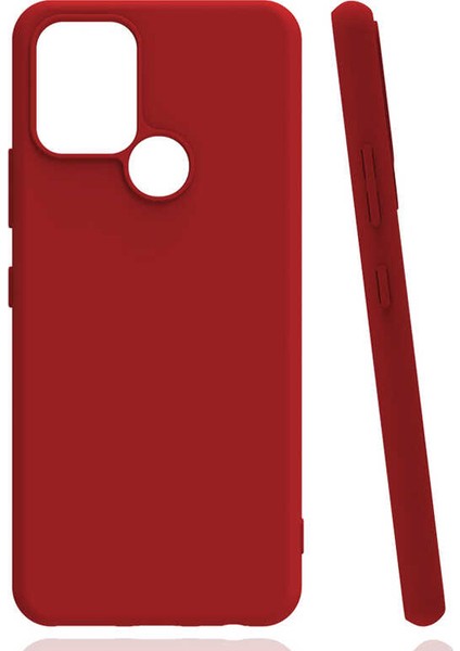 Infinix Hot 10 Kılıf Renkli Korumalı Premier Mat Silikon Kırmızı