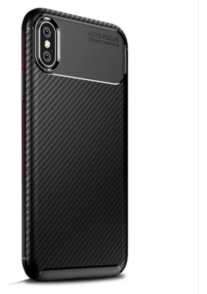 Apple iPhone Xs Max Kılıf Negro Dizayn Silikon Siyah