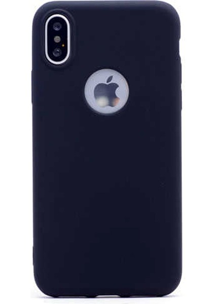Apple iPhone Xs Kılıf Premier Esnek Lüx Silikon Siyah