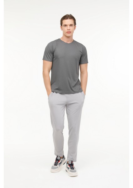 MB 11BS106 4fx Antrasit Erkek Kısa Kol T-Shirt