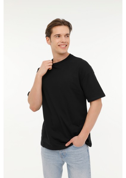 MB 11BS102 4fx Siyah Erkek Kısa Kol T-Shirt