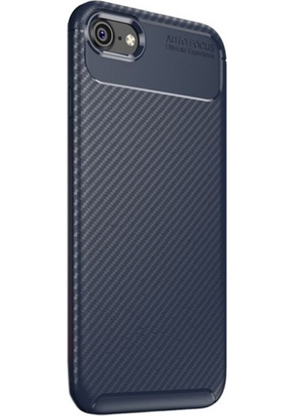 Apple iPhone 8 Kılıf Negro Dizayn Silikon Lacivert