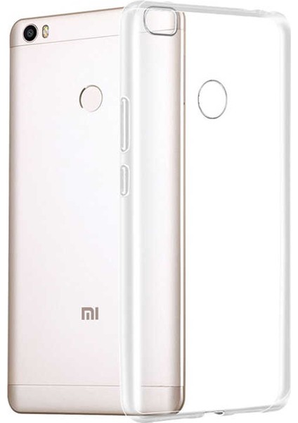 Xiaomi Mi Max 2 Kılıf Süper Silikon Lüx Korumalı Şeffaf