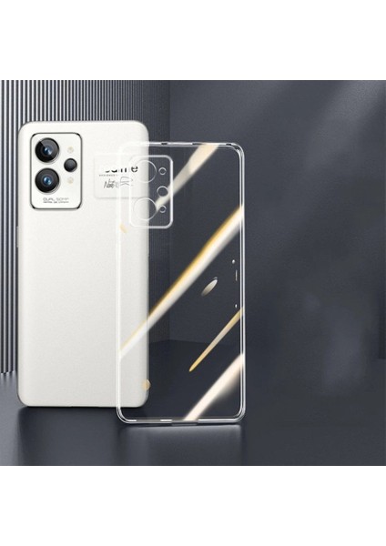 Realme Gt2 5g Kılıf Süper Silikon Kamera Korumalı Şeffaf Renksiz