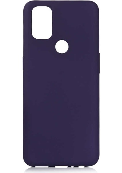 Oneplus Nord N10 5g Kılıf Mat Soft Premier Silikon Lacivert