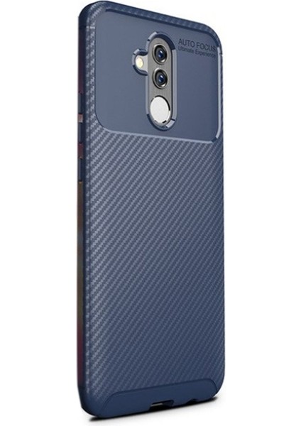 Huawei Mate 20 Lite Kılıf Negro Dizayn Silikon Lacivert