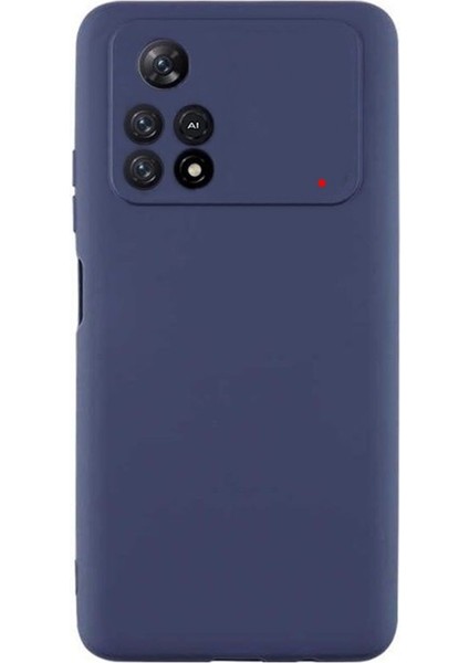 Xiaomi Poco X4 Pro 5g Kılıf Mat Lüx Kamera Korumalı Premier Mat Silikon Lacivert