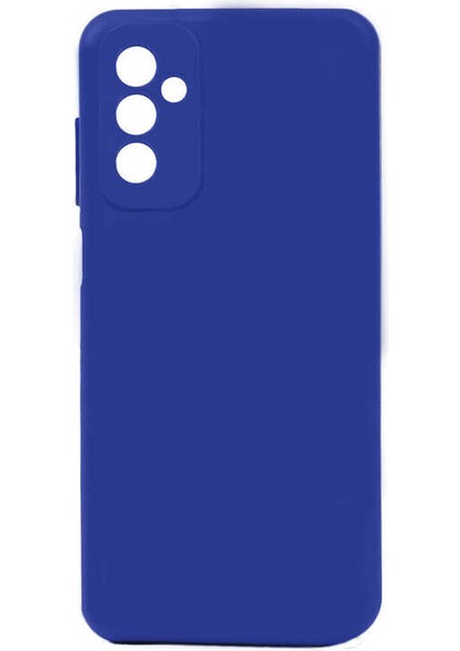 Samsung Galaxy M13 Kılıf Mat Lüx Korumalı Premier Mat Silikon Mavi