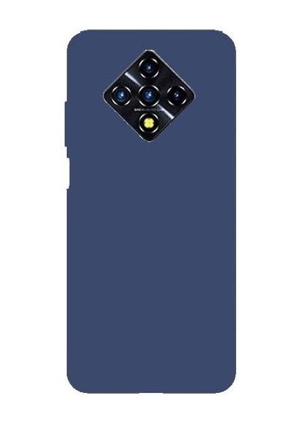 Infinix Zero 8 Kılıf Premier Silikon Mat Koruma Lacivert