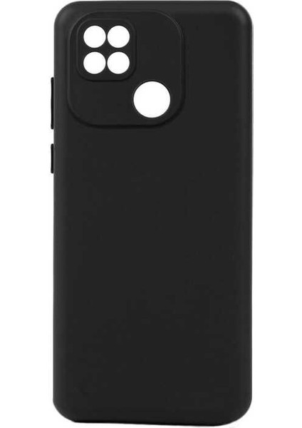 Xiaomi Redmi 10C Kılıf Mat Kamera Korumalı Premier Mat Silikon Siyah
