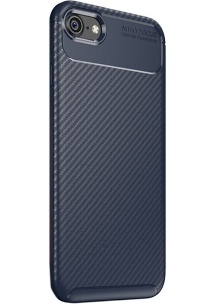 Apple iPhone 7 Kılıf Negro Dizayn Silikon Lacivert
